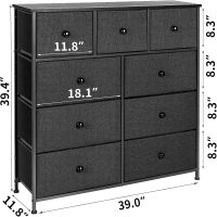 REAHOME 9 Drawer Dresser for Bedroom (Used Like New) — photo 3